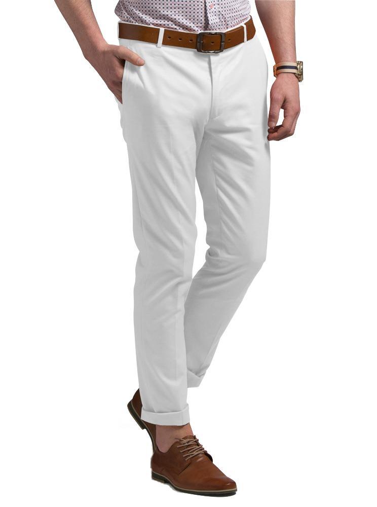 white chinos