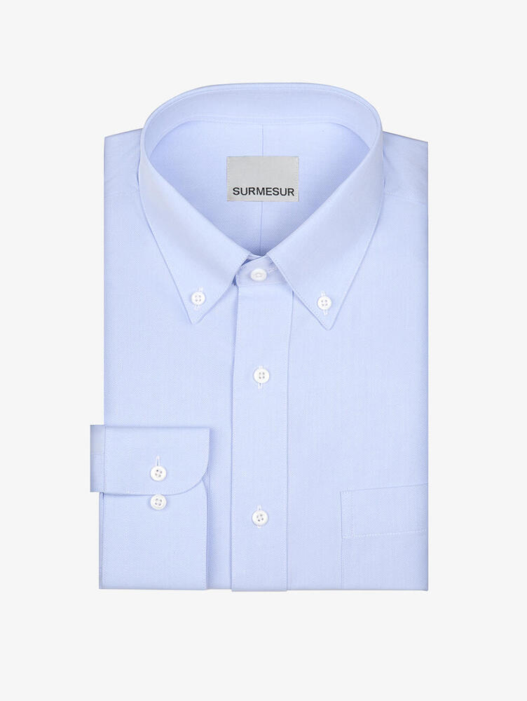 Light Blue Bamboo American Collar Shirt